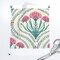 Floral Ogee Indian Chintz Green Pink Xl Large Scale Damask Vibrant Classic Custom Removable Wallpaper by Spoonflower Peel & Stick Wallpaper 2FT Wide